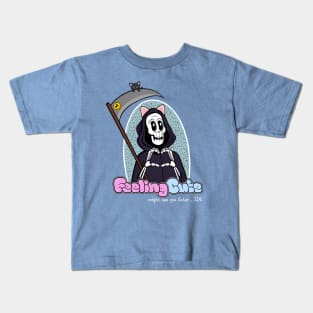 Grim Reaper Feeling Cute Kids T-Shirt